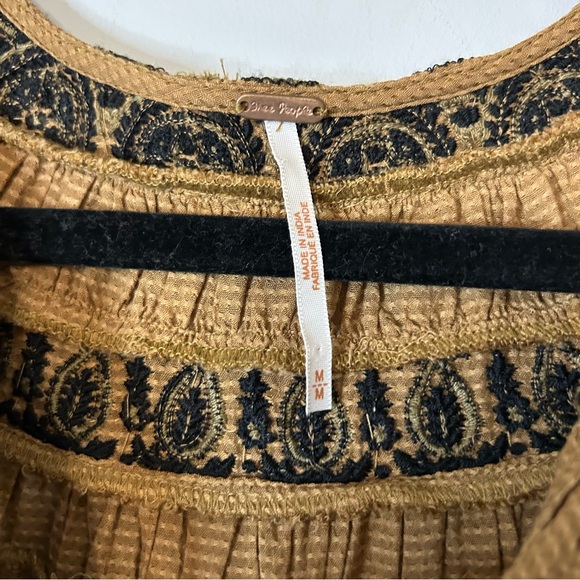 NWOT Free People Erin Embroidered Long Sleeve Mini Dress - Picture 4 of 9